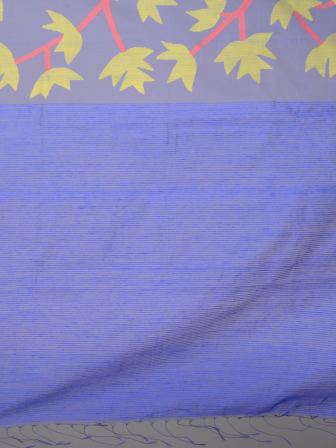 Blue Hand Woven Matka Silk Saree
