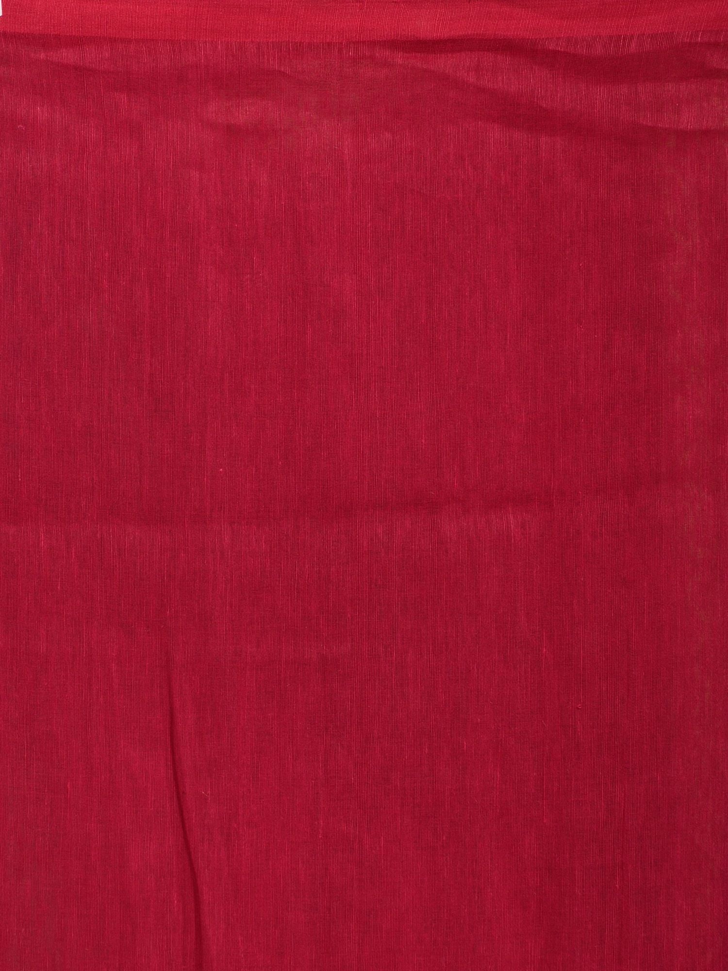 Pink Pure Linen Hand Woven Saree with Zari