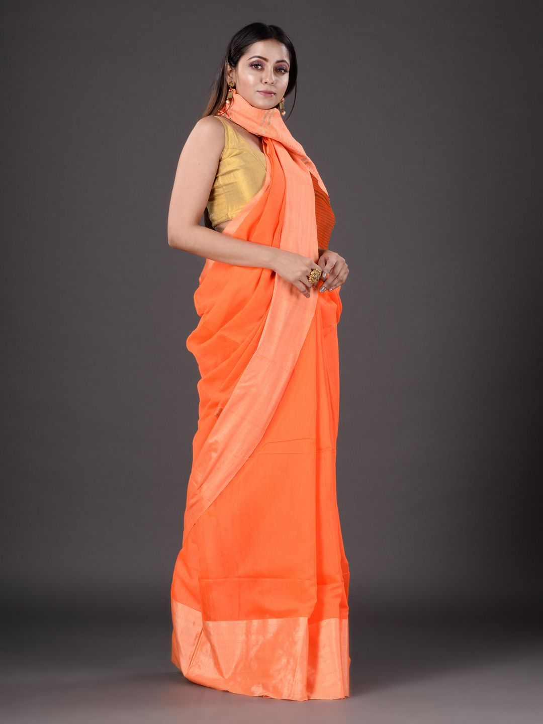 ART SILK AND COTTON BENGAL HANDLOOM SAREE