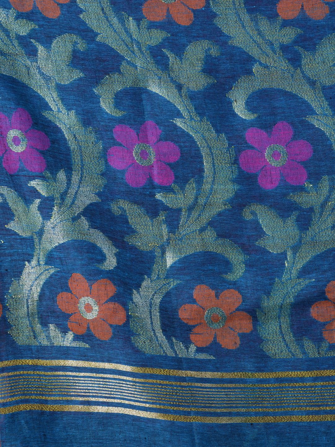 Pure Linen Hand Woven Saree