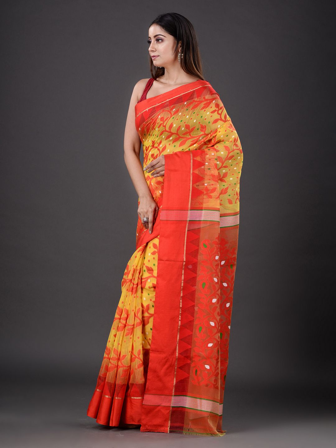 BENGAL HANDLOOM SOFT JAMDANI SAREE