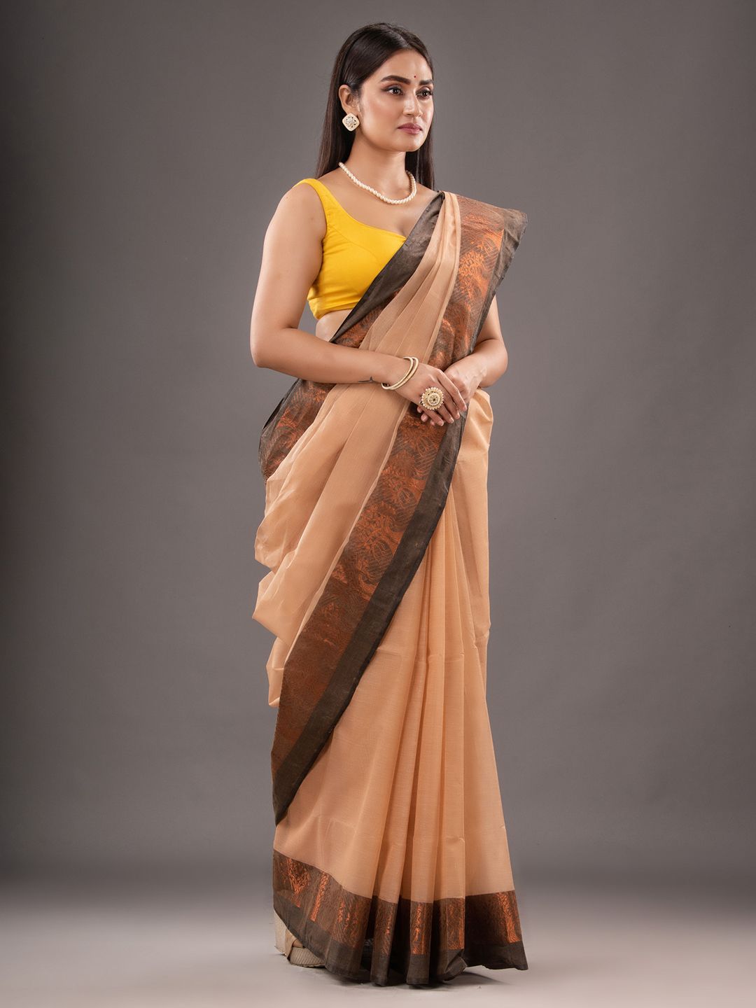 Pure Cotton Hand Woven Tant Saree