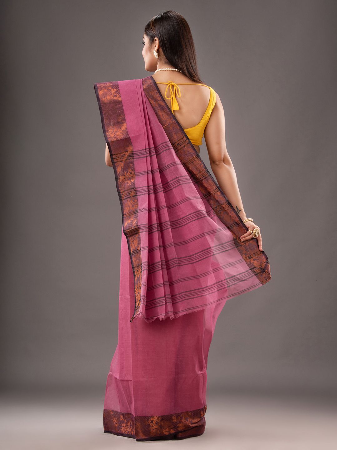 Pure Cotton Hand Woven Tant Saree