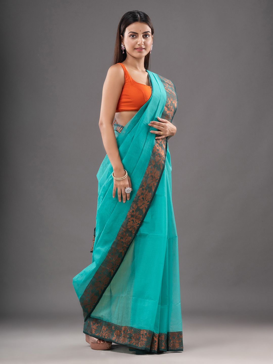 Pure Cotton Hand Woven Tant Saree