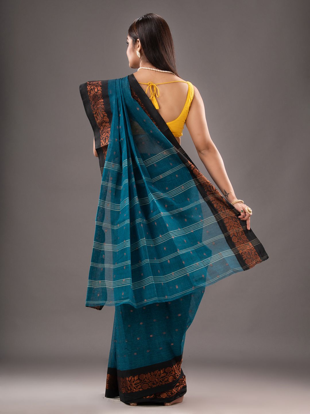 Pure Cotton Hand Woven Tant Saree