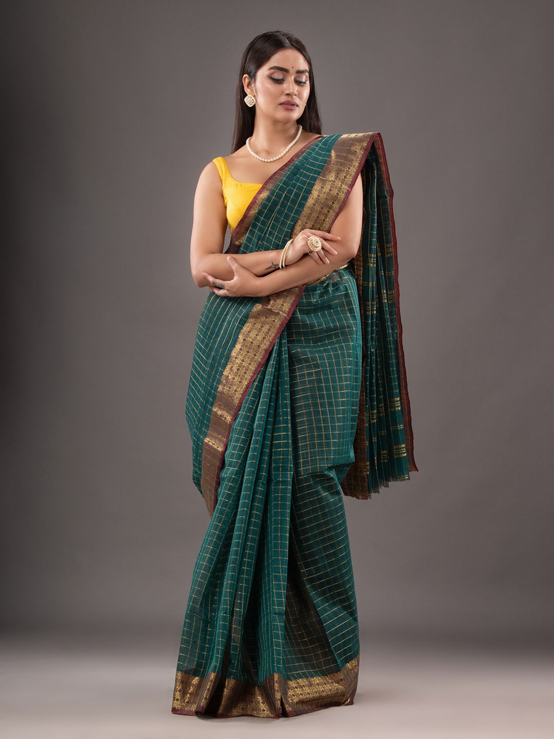 Pure Cotton Hand Woven Tant Saree