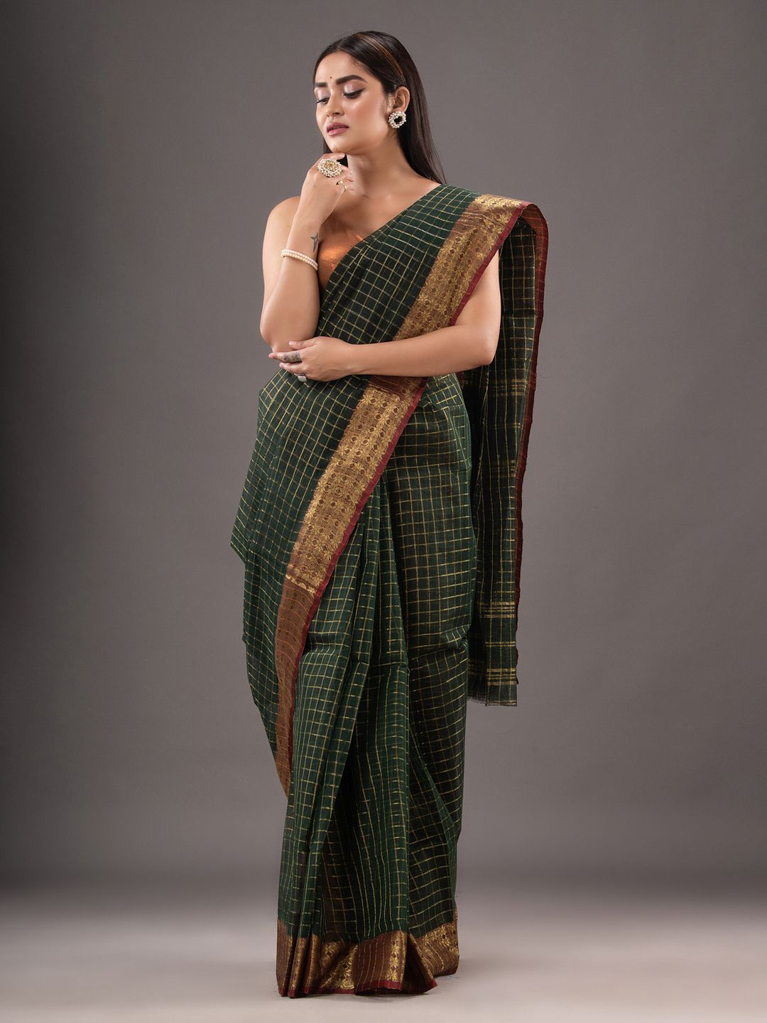 Pure Cotton Hand Woven Tant Saree