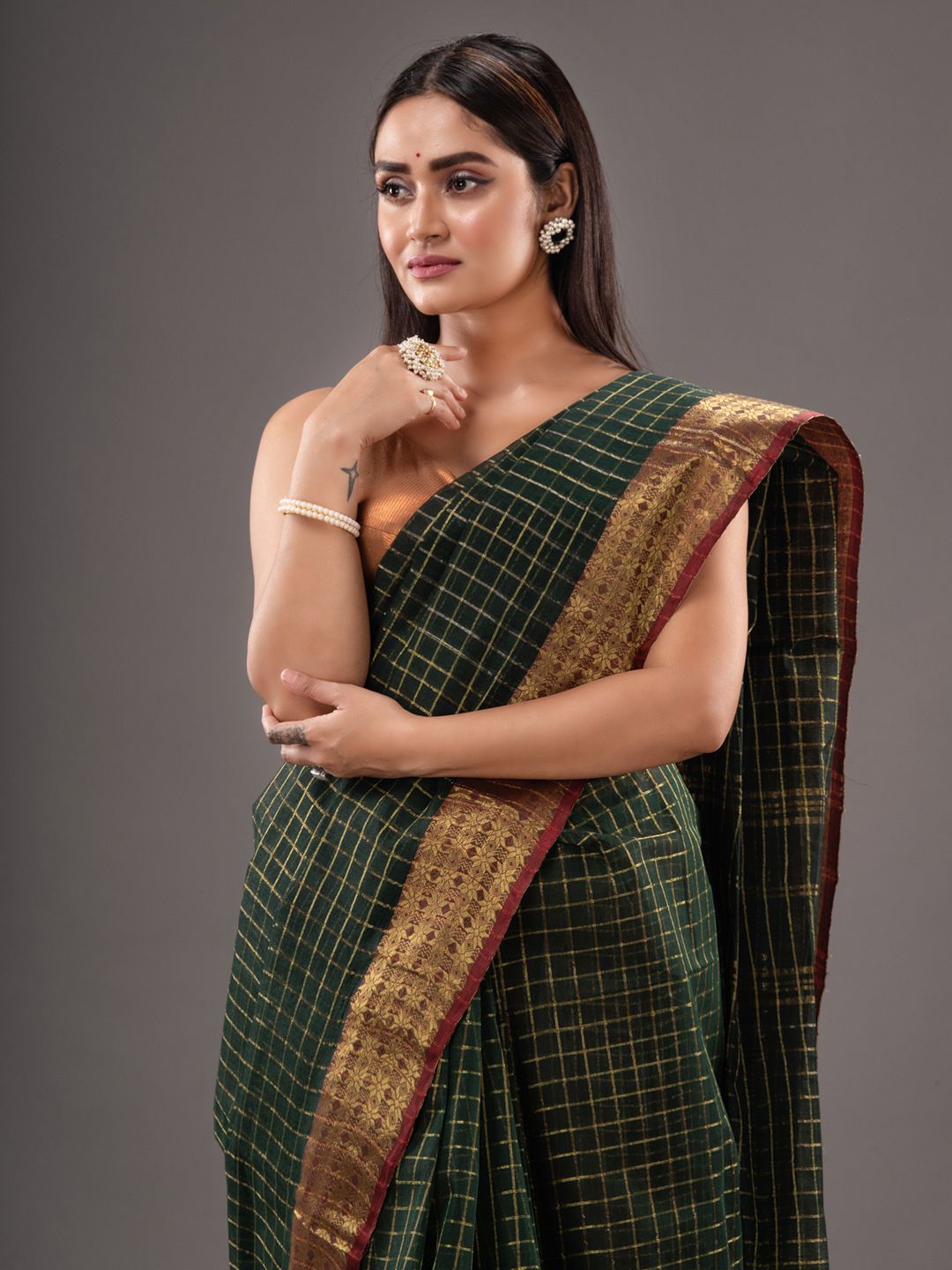 Pure Cotton Hand Woven Tant Saree