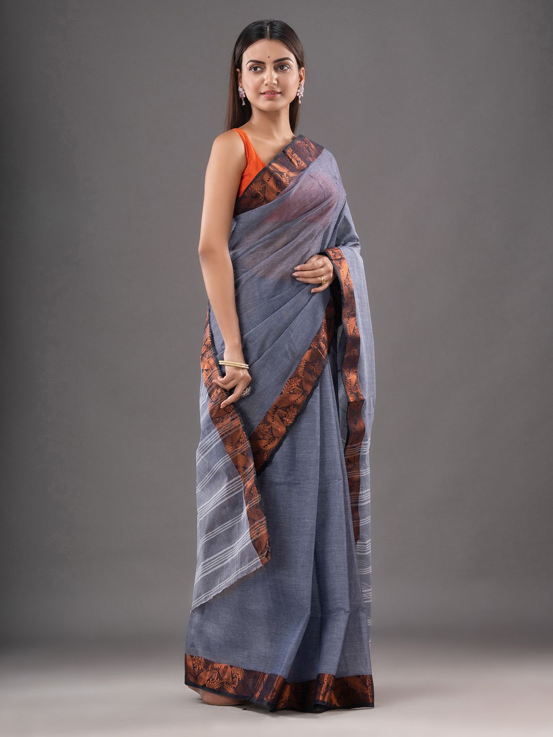 Pure Cotton Hand Woven Tant Saree