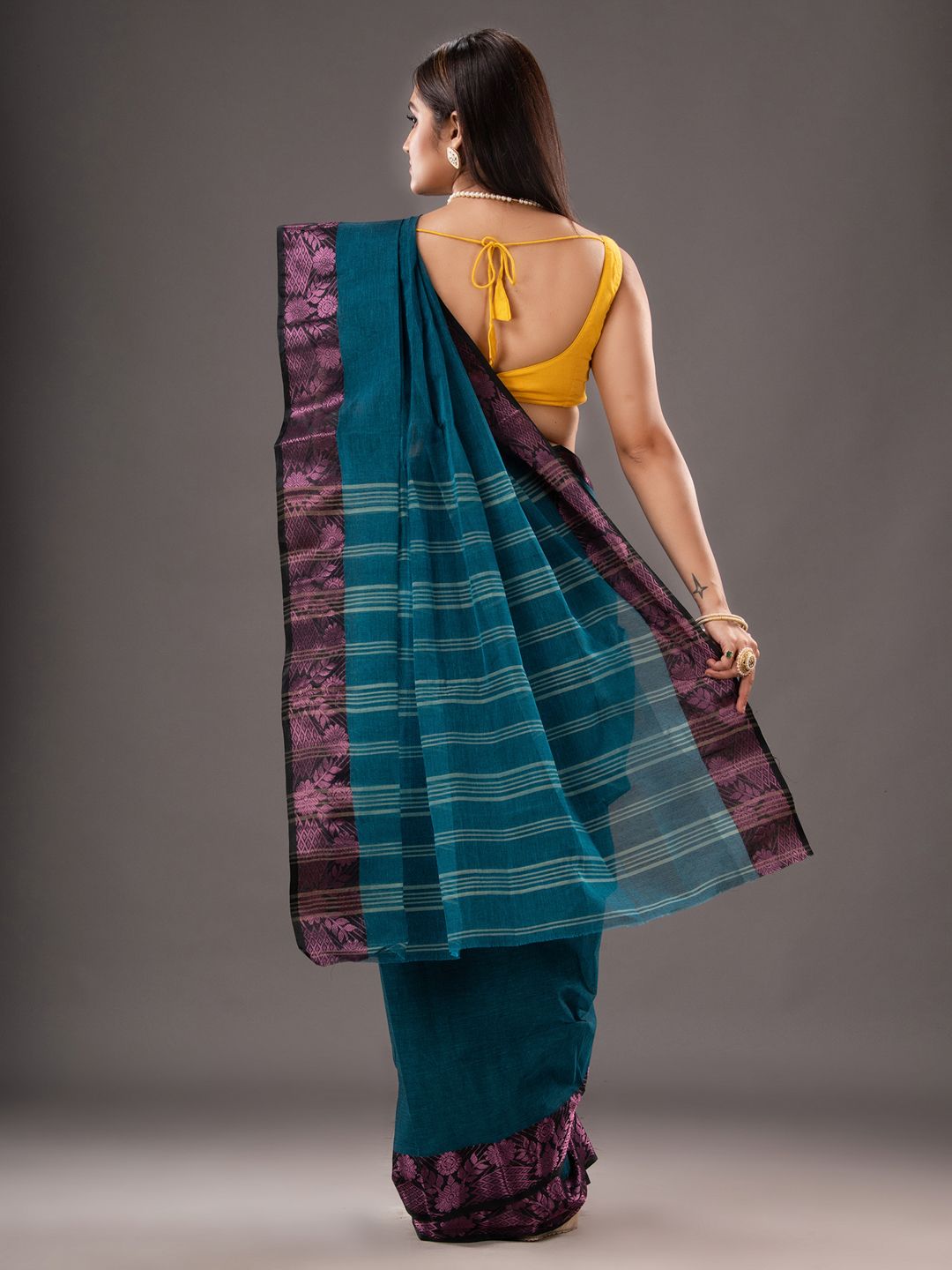 Pure Cotton Hand Woven Tant Saree