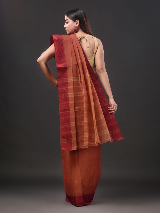 Pure Cotton Hand Woven Tant Saree
