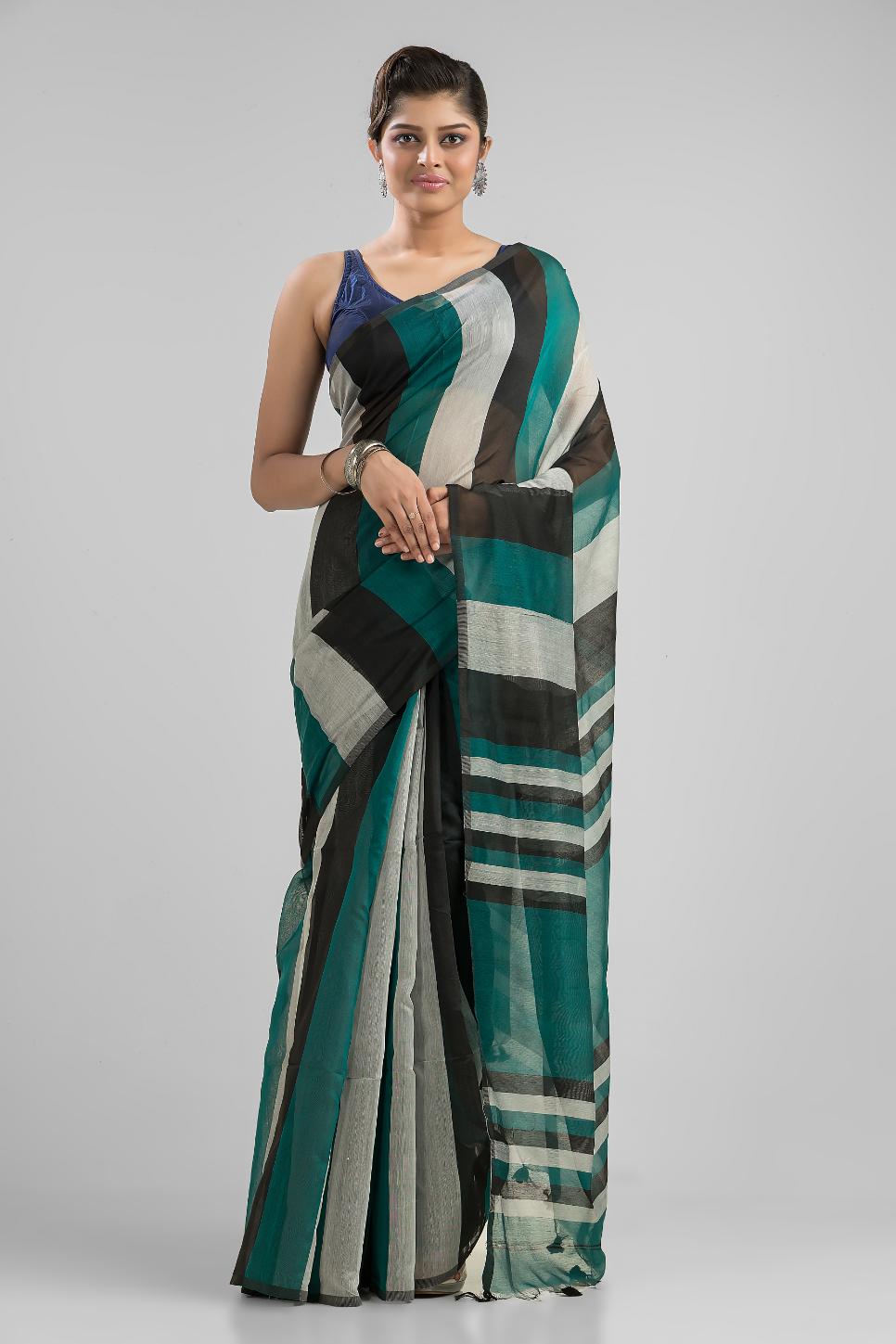 Art Silk and Cotton Handloom Saree