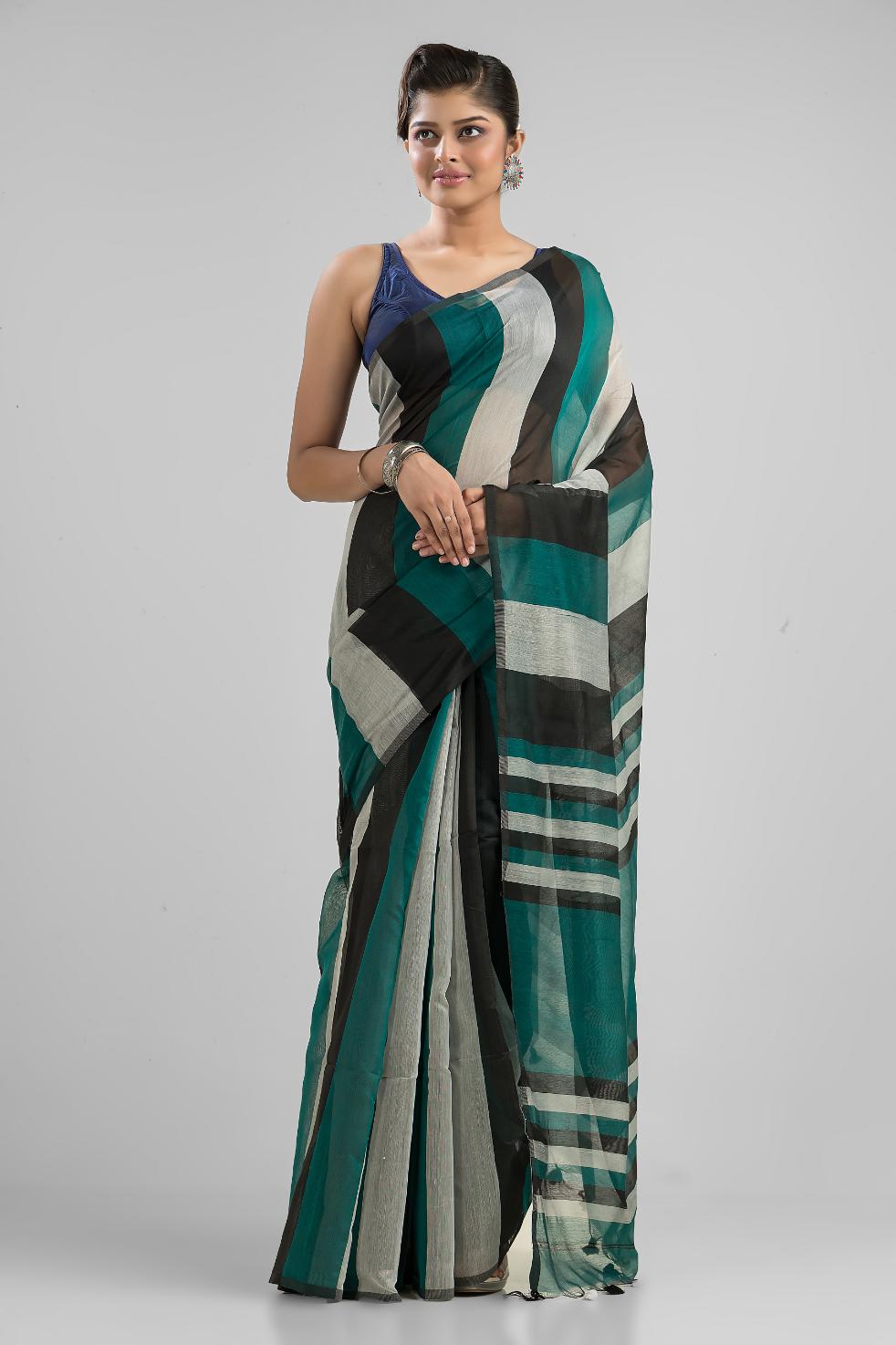 Art Silk and Cotton Handloom Saree