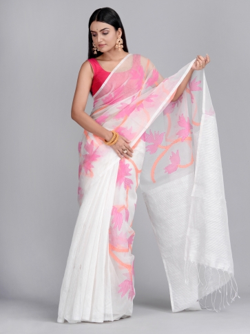 Hand Woven Matka Silk  Designer Saree