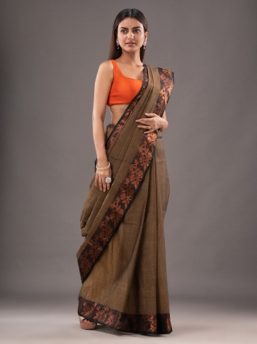 Pure Cotton Hand Woven Tant Saree 0