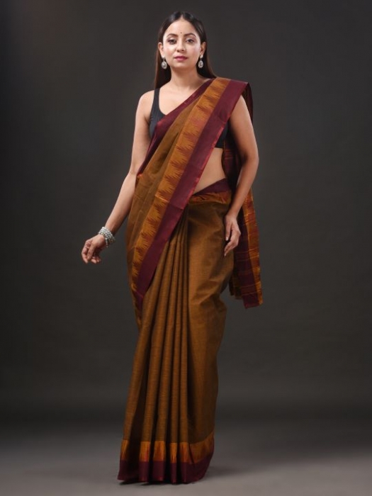 Pure Cotton Hand Woven Tant Saree