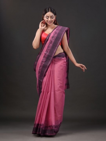 Pure Cotton Hand Woven Tant Saree