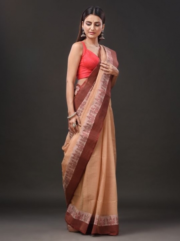 Pure Cotton Hand Woven Tant Saree 1