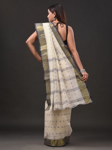 Pure Cotton Hand Woven Tant Saree 1