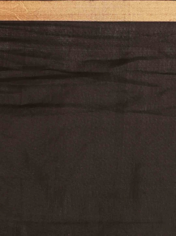 Black Hand woven Matka Silk Saree With Woven Work 2