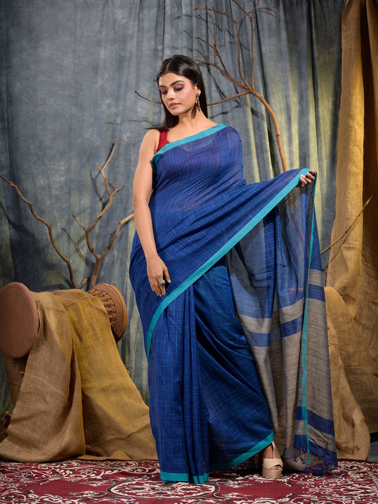 Pure silk Tie & dye saree (WH-S2-01) – Wardrobe Handler By HW